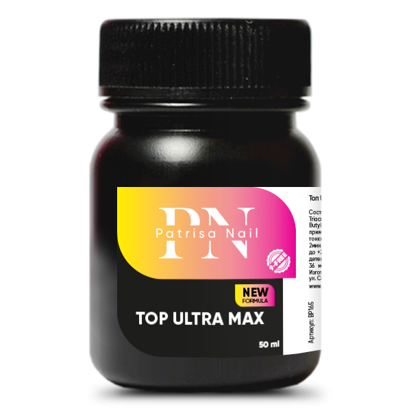 Top Ultra MAX Fara Strat Lipicios Cu Filtru UV 50ml, Patrisa Nail - imagine 1