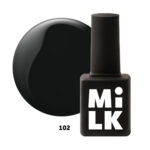 Gel Polish Simple 102 Back In Black, Milk