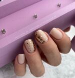 Gel Polish Milk Shine Bright 430 Freckle Stars, Milk - imagine 3