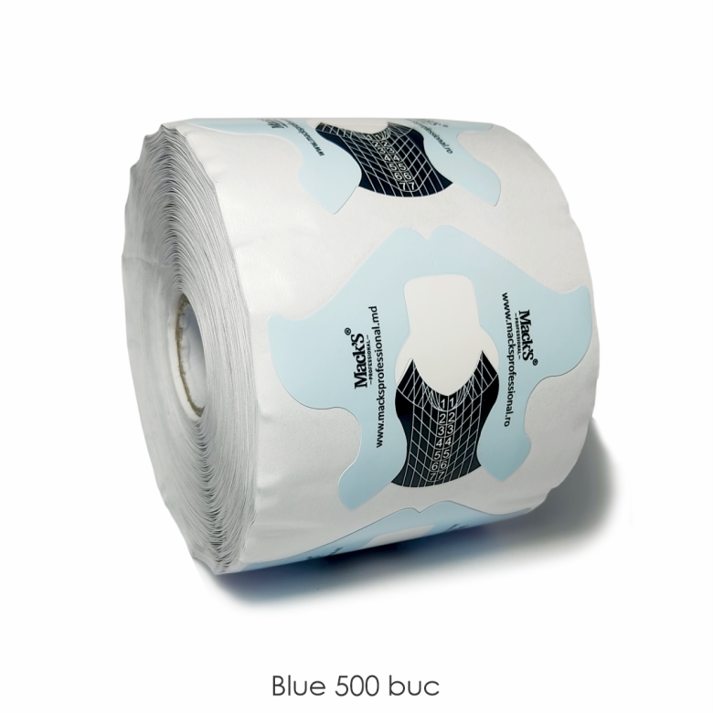 454950001661237540 Sabloane Blue 100buc, Macks - imagine 1