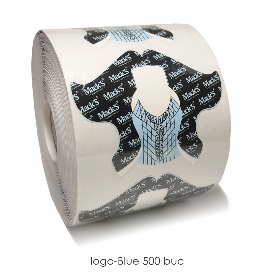 883423001661237541 Sabloane Logo Blue 500buc, Macks - imagine 1