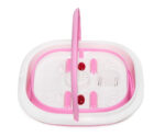Cadita pliabila pentru picioare cu hidromasaj - pink , Cupio - imagine 2