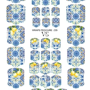 VS Nails Wraps 230