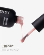 Builder Gel In A Bottle Silver Peony 10ml, Trendy Nails - imagine 3