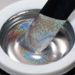 Gel metalic pentru design 5g - Laser Mirror Silver - imagine 2