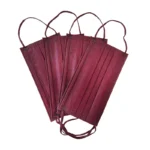 Masti medicale 4 straturi full color BURGUNDY 50 bucati Dr. Mayer