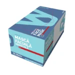 Masti medicale 4 straturi full color RED 50 bucati Dr. Mayer - imagine 3