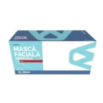 Masti medicale 4 straturi full color RED 50 bucati Dr. Mayer - imagine 4